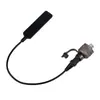 Venta al por mayor del fabricante Linterna Táctica Fuerte Luz M300/M600 Cable de Cola de Ratón Controlado por Interruptor de Llave + Tapa Trasera
