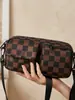 Bolso de mujer lu más vendido transfronterizo para deportes al aire libre bolso cruzado cartera cremallera de doble capa poliéster bolso cruzado de cintura Amazon