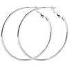 Brincos de argola dourada femininos de prata simples para uso diário feminino brinco de orelha