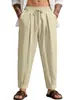 Sitio Independiente Europeo y Americano Transfronterizo Comercio Exterior Pantalones Casuales Cortos para Hombre Talla Grande Transpirables de Secado Rápido Pierna Ancha Estilo Americano Sueltos Pantalones Harem