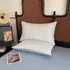 Conjunto de Duas Fronhas de Gaze de Algodão Puro de Três Camadas Luxo Classe A 48X74Cm Capa Interna para Almofada Uso Doméstico Fronha 100% Algodão