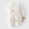 Mameluco para Bebé 40g Acolchado Ropa Cálida para Bebé Mameluco para Recién Nacido Mono Fino de Algodón Pijama de Otoño e Invierno