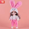 17 cm Yi Doce Barbie Vestir Mini Boneca Menina Princesa Vestido de Noiva Brinquedo Único Multiarticular