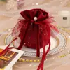 Bolsa de Dulces para Boda, Bolsa de Terciopelo de Lujo para Boda, Recuerdo de Boda, Caja de Dulces para Boda, Bolsa de Dulces de Compromiso Estilo Ins