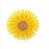 Broche de rafia tejida a mano de tres capas con diseño de girasol para mujer, estilo bohemio festivo, accesorios para pendientes al por mayor