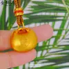 Clásico Pepita de Oro Gordita Fortuna Monedero Pequeño Collar Colgante Pepita de Oro Gordita Bolsa con Cierre Collar Linda para Mujeres