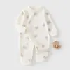 Ropa para Bebé Primavera y Otoño Algodón Puro Mono para Bebé Capa Base Pelele para Recién Nacido Traje de Gateo Otoño e Invierno Manga Larga