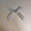 Lazo Brillante de 10 mm Regalo de Navidad Decoración de Cumpleaños DIY Lazo Mini Punto de 6 mm Lazo de Vela