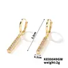 Aretes Estilo Coreano con Sentido del Diseño, Aretes Largos en Forma de Tira, Simples y Versátiles, Realzan la Apariencia del Rostro y Hacen que el Rostro Luzca Más Delgado