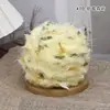 Hilo de mohair mezclado a mano con textura de pelo, hilo especial para bolsos de bricolaje, color caramelo, suave para sombreros hechos a mano, hilo para suéteres de ganchillo