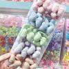 Lazo de tela de macarrón a cuadros estilo coreano para niña, cola de caballo, lazo para el pelo, correa para el pelo para niña, cuerda para la cabeza de estudiante