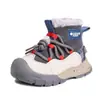 Botas de Nieve para Niños, Zapatos de Nieve Impermeables para Niñas, Zapatos Deportivos de Invierno para Niños con Forro de Felpa 2025 Otoño e Invierno, Zapatos de Algodón Engrosados