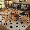 Mesa de Centro Dobrável Ajustável em Madeira Maciça para Apartamentos Pequenos, Mesa de Chá com Carrinho Móvel, Suporte de Chá de Dupla Finalidade, Armário Multifuncional Lateral de Sofá