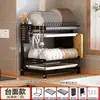 Estante de Almacenamiento de Cocina Estante Escurridor Colgante Montado en la Pared Palillos Vajilla Estante Escurridor Estante de Almacenamiento de Múltiples Niveles Estante de Platos de Escritorio