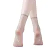 Calcetines ligeros de verano para mujer, con masaje en la parte inferior, de seda helada, antideslizantes, transparentes, invisibles, de cristal