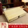 Caja de almacenamiento de madera transfronteriza caja de madera maciza para embalaje de regalo caja de madera de escritorio con tapa abatible para almacenamiento y organización con hebilla de bloqueo que se puede configurar