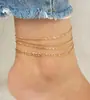 Conjunto de Pulseiras Transfronteiriças Europeias e Americanas Nova Moda Argolas Planas Corrente Cubana Pclip Pulseira Empilhável Multicamadas
