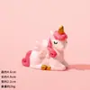 Artesanato de Resina de Unicórnio de Novo Produto Transfronteiriço Criativo Armário de Exibição Doméstico Decoração de Mesa de Escritório Ornamentos de Entrada