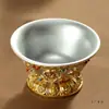Cuenco de Suministro de Agua de Xizang, Ocho Vasos de Purificación de Agua Auspiciosos, Siete Vasos Sagrados Delante de Buda, Suministros de Adoración para el Salón Budista, Vaso de Guanyin