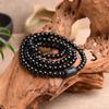 Pulseiras de Obsidiana de 108 Contas Círculos Múltiplos Dragão e Fênix para Casais Masculino e Feminino Pulseiras de Obsidiana Dragão e Fênix Fornecimento de Barraca de Rua