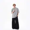 Camisa Polo com Gola Assimétrica Cleanfit Manga Curta Masculina Verão Estilo Elegante Maduro Slim Fit Versátil Roupa de Trabalho Camiseta