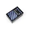 Caja de Regalo para Corbata Ropa Formal para Hombre Negocios de Gama Alta Boda Festividad Corbata de Seda de Poliéster Hecha a Mano de Gama Alta Corbata Personalizada para Hombre