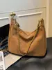 Bolso Tote de Gamuza Vintage para Mujer 2026 Nuevo Gran Capacidad para Viajes Diarios Coreano de Nicho Bolso de Hombro Moderno Bolso Hobo