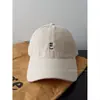 Gorra de Béisbol con Visera de Pato Bordada con Letras Pequeñas Estilo Coreano 2026 para Mujeres, Versátil de Corona Profunda para Circunferencia de Cabeza Grande, Gorra de Béisbol para Hombres que Adelgaza el Rostro
