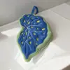 Padrão de folha de planta, adequado para decorar uma planta Costela-de-Adão, toalha de mão para pendurar para cozinha, banheiro e lavabo, toalha fofa e grossa