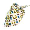 Bandana de Algodón Sarga para Perro Mascota Estilo de Atar Babero Infantil Bufanda para Cabeza de Bebé Empaquetado Individualmente