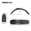 Pieza de horquilla delantera de fábrica accesorios para scooter guardabarros delantero al por mayor plástico negro silicona apto para modelos m4
