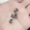 1 Nuevo Colgante de Cuenta Espaciadora de Aleación Estilo Vintage Color Gunmetal Accesorios para Pulseras Collares Joyería Venta al por Mayor