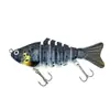Nova Isca Artificial Luya 7 Seções Submersível Multi-Seções Peixe 10cm Isca Luya Mino Isca Dura Isca de Pesca Fábrica de Equipamentos de Pesca Transfronteiriços