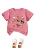 Cuarto de Milla Árabe Amazon eBay Sitio Independiente Moda Casual Ropa Infantil Camiseta de Manga Corta con Cuello Redondo