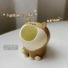 Herramientas de manicura cabezal de rectificado japonés tubo de almacenamiento lindo personaje de dibujos animados gato de arroz seco Shiba Inu dinosaurio conejo pluma taza para lavar