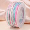 Segmento de estrella teñido hilo de algodón de Xizang tejido a mano cuerda colorida línea colorida pulsera DIY collar con cuentas en stock al por mayor