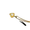 Accesorios DIY Montura para Colgante de Perla con Forma de Corazón de Plata de Ley S925, Montura de Plata Pequeña y Versátil para Colgante Producto Semi-terminado 3-6mm
