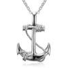 Collar de ancla de barco pirata caribeño, joyería europea y americana 2023, collar vintage más vendido para hombre, joyería de moda personalizada.