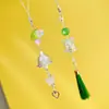 Nuevo Colgante de Cadena para Teléfono Móvil con Carrillón de Flores del Valle de Primavera, Colgante Lindo para Bolso, Decoración Hecha a Mano con Cuentas para Funda de Teléfono Móvil