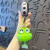 Chaveiro Criativo Squeezable de Sapo Estoura-Olhos, Pingente de Boneco para Bolsas e Chaveiros de Casais