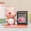 Presentes Criativos para o Dia dos Professores Presentes de Feriado para Alunos Armazenamento de Papelaria para Mesa Estojo para Canetas Decorações de Resina Ornamentos