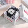 Relojes de moda de silicona lindos y populares para comercio exterior, deportivos luminosos de moda para estudiantes, reloj cuadrado de una generación al por mayor