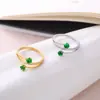 Anillo de cola de mujer Joker creativo nuevo 2022 anillo de acero inoxidable con incrustaciones de turquesa personalizado venta al por mayor