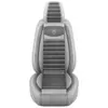 26 Cojín para Asiento de Coche de Lino Estilo Nuevo Cubierta Completa Dividida Transpirable Fibra de Algas Cubierta Universal para Asiento de Coche Cuatro Estaciones