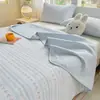 2026 Nuevo Estilo Fresco y Sencillo Cubre Cama de Algodón Puro, Cubre Cama Acolchado, Juego de Cubre Cama de Tres Piezas, Funda Acolchada Antideslizante para Tatami