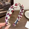 Diadema de lujo ligero sintiendo presión ambiente para el cabello diadema cara femenina accesorio para el cabello de lazo estilo retro Hong Kong pinza para el cabello tocado de alta gama