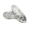 Zapatos de baile folclórico Spot Pop, zapatos de escenario con garra de gato, zapatos de ballet de fondo suave con lentejuelas doradas, zapatos de baile de PU