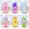 Estojo de Lápis Multifuncional Desenho Criativo Padrão Sanrio Caixa de Material Escolar Estudante do Ensino Fundamental Bolsa de Material Escolar Multicamadas Grande Capacidade