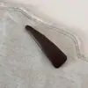 Pinza para el Cabello de Lujo Versátil Estilo Coreano con Estampado de Leopardo Color Café para Mujer, Pasador Suave y Elegante para la Parte Posterior de la Cabeza