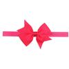 Diadema de lazo de cuatro esquinas de AliExpress Diadema de banda acanalada de color liso para niñas Diadema simple para bebé 20/set Femenino